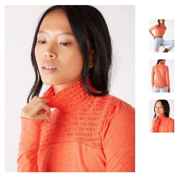 FREE PEOPLE CAROLINE TOP XS - Picture 3 of 6